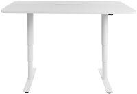Topstar Sitness X Up Table 30 elektrisch höhenverstellbarer Schreibtisch weiß rechteckig, T-Fuß-Gestell weiß 160,0 x 80,0 cm