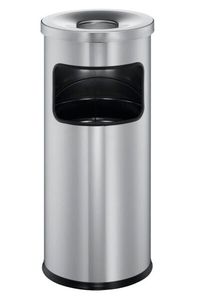 DURABLE Standaschenbecher silbermetallic, 1 St.