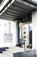 DURABLE Standaschenbecher silbermetallic, 1 St.