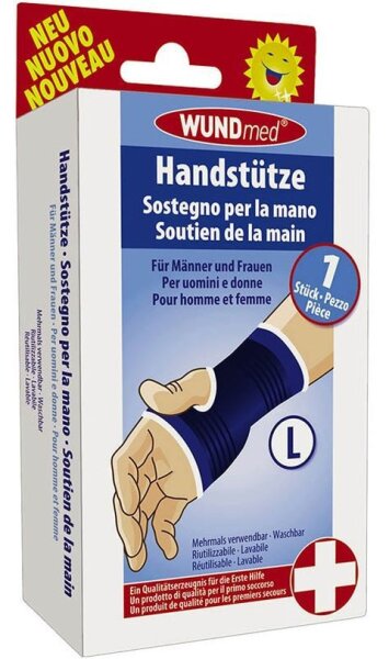 WUNDmed® Handgelenkbandage Handstütze 04-002L, Gr. L blau, 1 St.