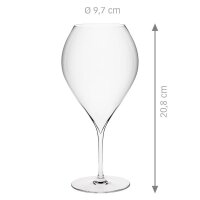 RONA Weißweingläser SENSUAL mundgeblasen 490,0...