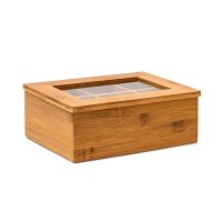 relaxdays Teebox braun 22,0 x 16,0 cm, 1 St.