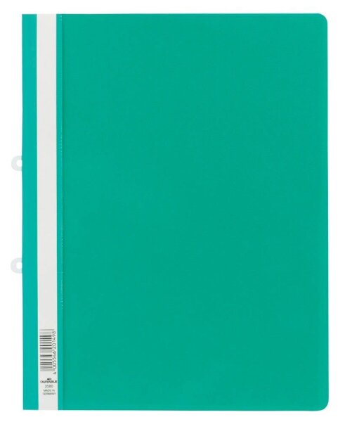 DURABLE Schnellhefter Kunststoff grün DIN A4 überbreit, 25 St.
