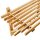 relaxdays Wandgarderobe braun Holz 4 Haken 60,0 x 30,0 cm  ( 10017155_0 )