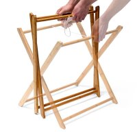 relaxdays Tablett braun rechteckig 55,0 x 35,0 cm  (...