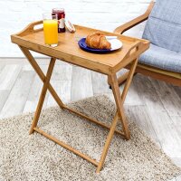 relaxdays Tablett braun rechteckig 55,0 x 35,0 cm  ( 10019136_0 )