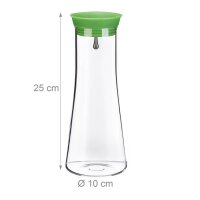 relaxdays Karaffe 1,0 l, 1 St.