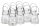 relaxdays Windlichter transparent, 12 St.