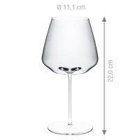 RONA Rotweingläser SANTORINI mundgeblasen 690,0 ml,...