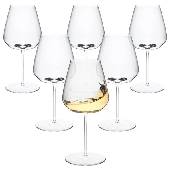 RONA Weißweingläser SANTORINI mundgeblasen 550,0 ml, 6 St.