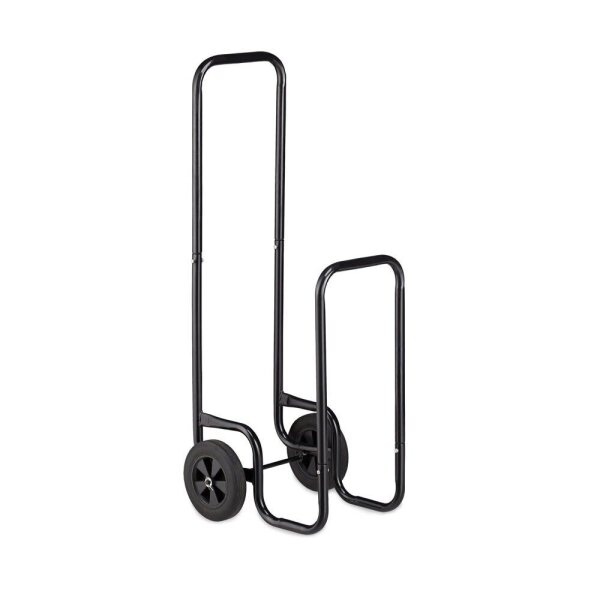 relaxdays Kaminholzwagen schwarz 41,0 x 42,5 x 100,0 cm