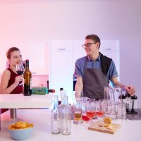 relaxdays Gläserspülbürsten-Set schwarz, weiß Kunststoff, 1 St.