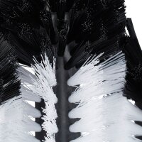 relaxdays Gläserspülbürsten-Set schwarz, weiß Kunststoff, 1 St.
