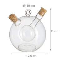 relaxdays Essig-Öl-Spender 50,0 + 375,0 ml, 1 St.