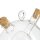 relaxdays Essig-Öl-Spender 50,0 + 375,0 ml, 1 St.