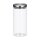 relaxdays Vorratsdosen 22,0 cm hoch transparent 1,3 l, 3 St.