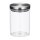 relaxdays Vorratsdosen 14,0 cm hoch transparent 0,6 l, 3 St.