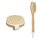 relaxdays Massagebürsten-Set braun Holz, 2 St.