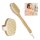 relaxdays Massagebürsten-Set braun Holz, 2 St.