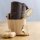 relaxdays Massagebürsten-Set braun Holz, 2 St.