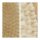 relaxdays Massagebürsten-Set braun Holz, 2 St.