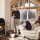 relaxdays Kaminbesteck schwarz, braun, 1 St.
