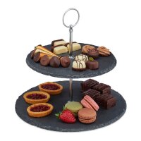 relaxdays Etagere anthrazit 23,0 cm  ( 10030730_0 )