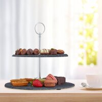 relaxdays Etagere anthrazit 23,0 cm  ( 10030730_0 )