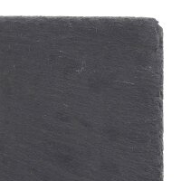 relaxdays Schieferplatten anthrazit 25,0 x 25,0 cm, 6 St.