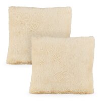 relaxdays Kissen beige 40,0 x 35,0 cm, 2 St.