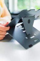 BAKKER ELKHUIZEN Laptop-Ständer Ergo-Q 160 grau, schwarz
