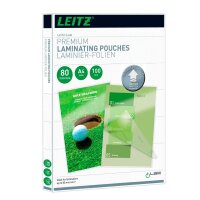 LEITZ Laminierfolien UDT glänzend für A4 80 micron, 100 St.