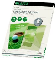 LEITZ Laminierfolien UDT glänzend für A4 80 micron, 100 St.