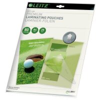 LEITZ Laminierfolien UDT glänzend für A4 80 micron, 25 St.