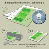 LEITZ Laminierfolien UDT glänzend für A4 80 micron, 25 St.