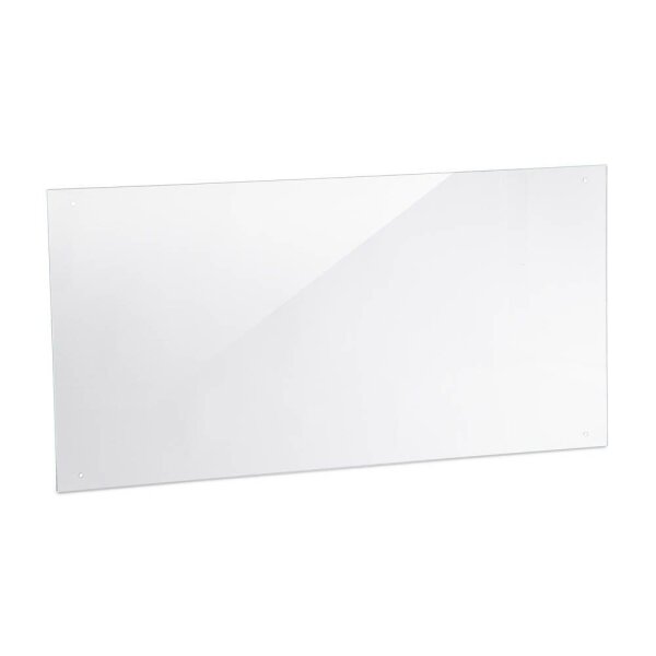 relaxdays Spritzschutz Küche transparent 120,0 x 0,6 x 60,0 cm