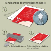 LEITZ Laminierfolien UDT glänzend für A4 175 micron, 100 St.