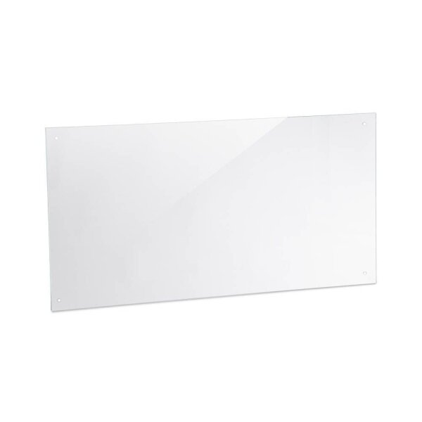 relaxdays Spritzschutz Küche transparent 90,0 x 0,6 x 50,0 cm