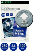 LEITZ Laminierfolien UDT glänzend für A4 250 micron, 100 St.