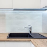relaxdays Spritzschutz Küche transparent 70,0 x 0,6 x 60,0 cm