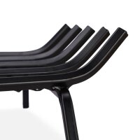relaxdays Kaminrost schwarz