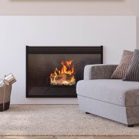 relaxdays Kaminrost schwarz