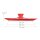 relaxdays Universal-Topfdeckel rot Ø 25,5 cm, 1 St.