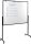 Legamaster mobiles Whiteboard 3in1 PREMIUM PLUS Multiboard XL 150,0 x 120,0 cm grau#!#weiß lackierter Stahl