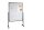 Legamaster mobiles Whiteboard 3in1 PREMIUM PLUS Multiboard XL 150,0 x 120,0 cm grau#!#weiß lackierter Stahl