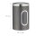 relaxdays Vorratsdose 17,0 cm hoch grau 1,4 l, 1 St.