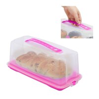 relaxdays Kuchen-Transportbox für Kastenform 37,0 x...