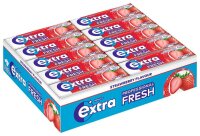 extra® PROFESSIONAL FRESH ERDBEERE Kaugummis 30x 10...