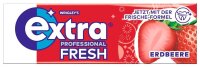 extra® PROFESSIONAL FRESH ERDBEERE Kaugummis 30x 10 Dragees, 30 St.