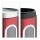 relaxdays Vorratsdose 17,0 cm hoch rot 1,4 l, 1 St.